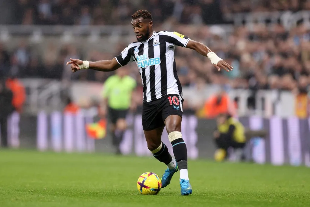 Allan Saint-Maximin del Newcastle United (Getty)