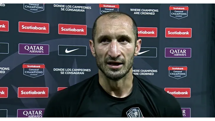 Giorgio Chiellini sorprendido por el nivel de la Liga Deportiva Alajuelense