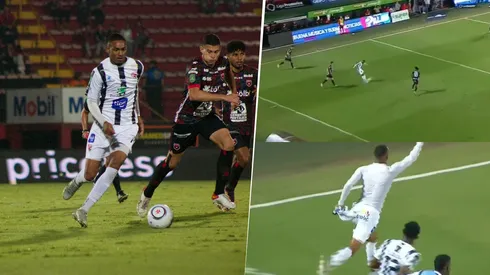 Carlos Rivera anotó el gol del año en lo que va de la Liga Promerica (Foto: Santos)