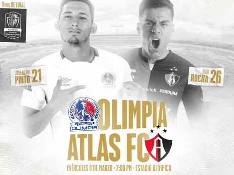 Olimpia vs. Atlas: alineaciones confirmadas