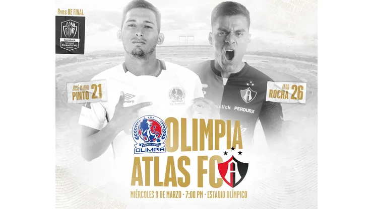 Olimpia vs Atlas: posibles alineaciones