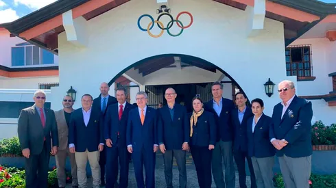 Costa Rica recibe inesperada visita del presidente del Comité Olímpico Internacional (Foto: Yashin Quesada)