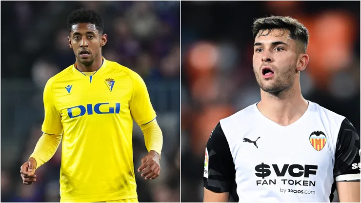 Choco Lozano tuvo una bronca con un jugador del Valencia (Getty Images)