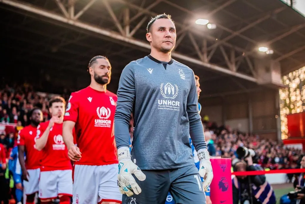 Keylor Navas y el Nottingham pelean fecha a fecha su permanencia en la Premier League (Keylor Navas, Facebook)