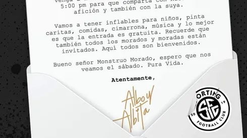 La ingeniosa invitación del Sporting al Saprissa