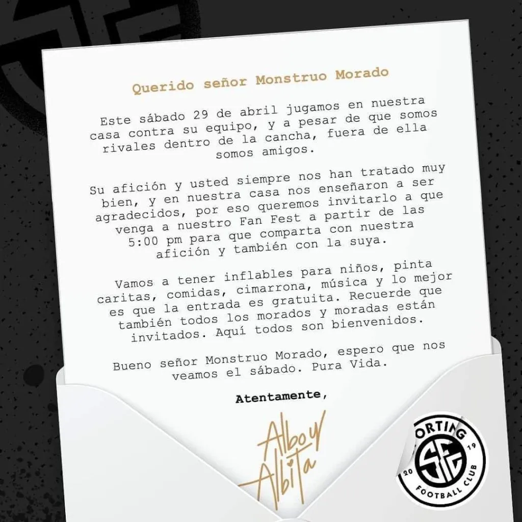 Publicación del Sporting FC