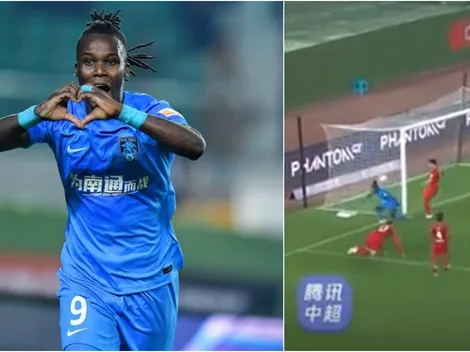 Rubilio Castillo anotó su primer gol en la Superliga de China (VIDEO)