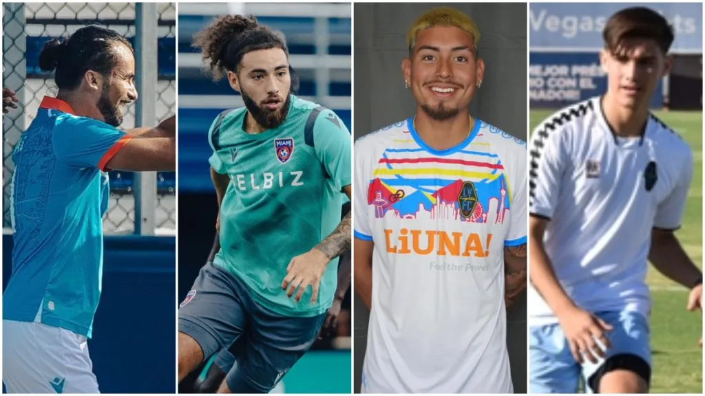 Sorto y Rivas juegan en Miami FC. Ríos y Romero en Las Vegas.