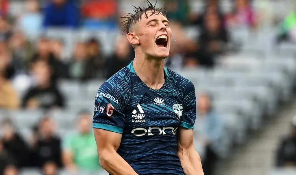 Phoenix player Benjamin Wanie during the Wellington Phoenix v Western Sydney Wanderers.