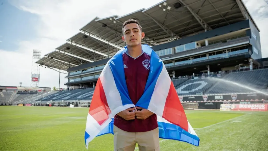 Así fue presentado Chacón en el Colorado Rapids 2.