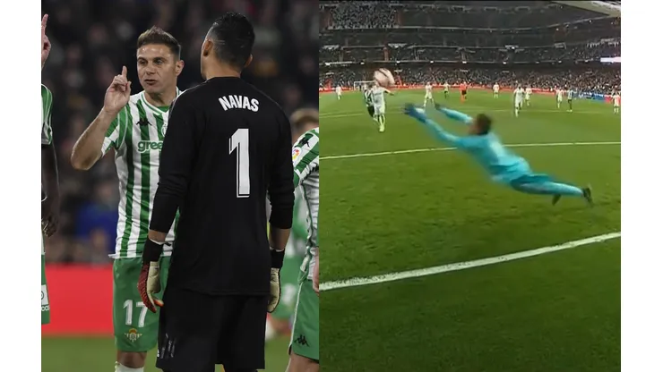 Joaquín Rodríguez y Keylor Navas en LaLiga