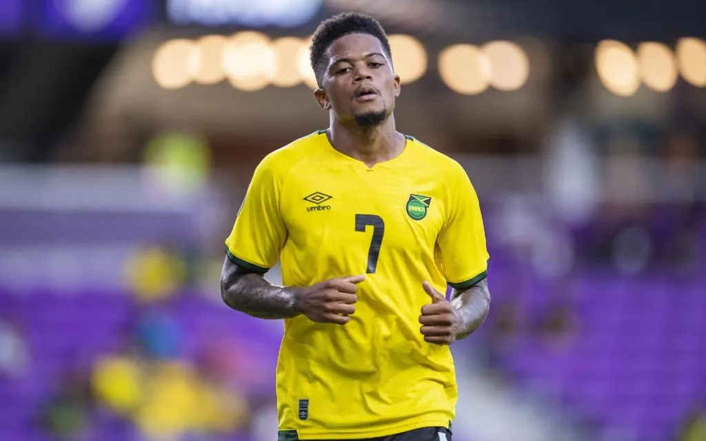 Leon Bailey con la Selección de Jamaica / Getty