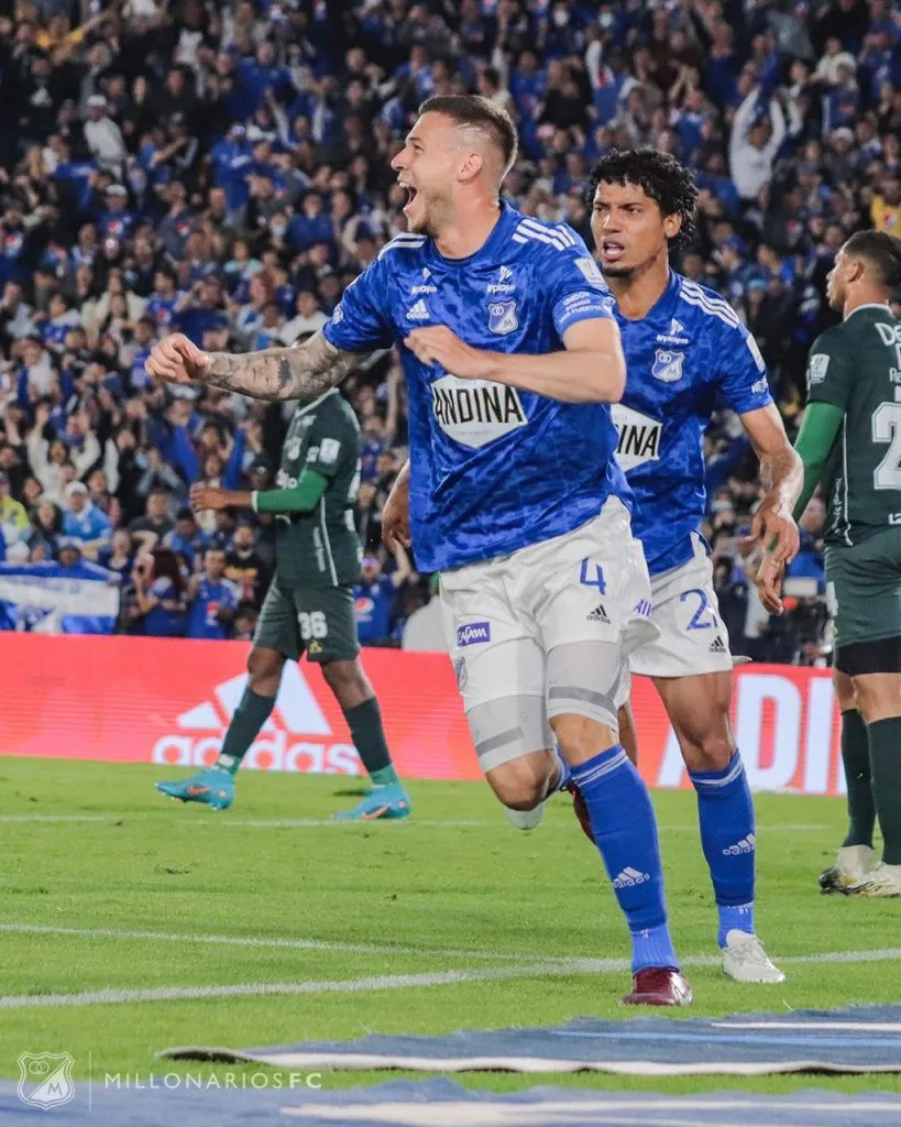 Juan Pablo Vargas jugará su segundo partido por Copa Suramericana (Millonarios FC)