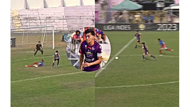 Un gol a lo "Maradona" estuvo presente en El Salvador [VIDEO]