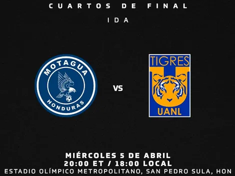 Motagua vs. Tigres UANL: el favorito de las casas de apuestas