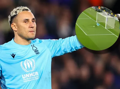 El error de Navas que le costó la derrota al Nottingham (VIDEO)