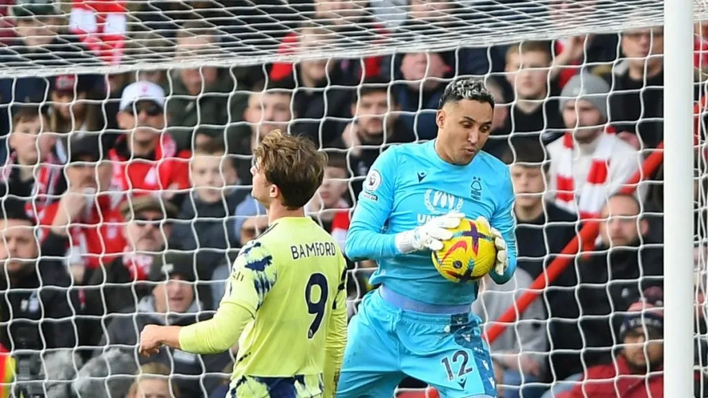 Navas debutó contra el Leeds United.