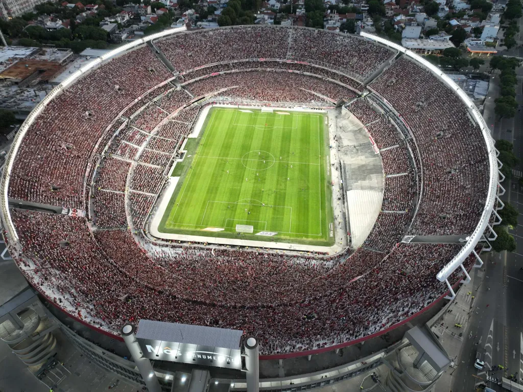 Estadio Monumental, en el barrio porteño de Núñez (Foto: EFE)