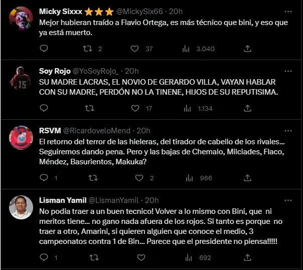 Comentarios de los aficionados de Municipal.