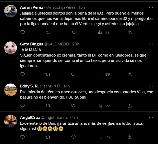Comentarios de los aficionados de Municipal.