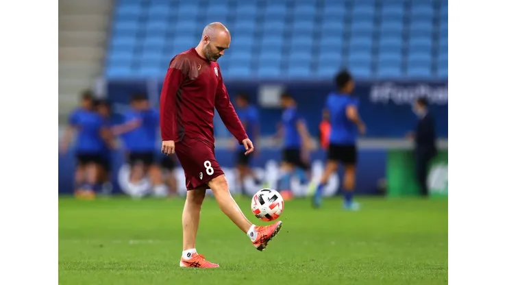 Andrés Iniesta se despidió del Vissel en Japón