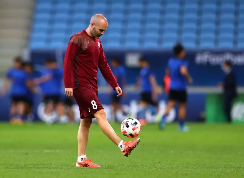 Andrés Iniesta se despidió del Vissel de Japón
