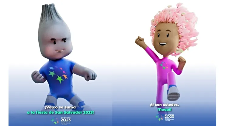 Oficial: las mascotas de los Juegos Centroamericanos y del Caribe San Salvador 2023