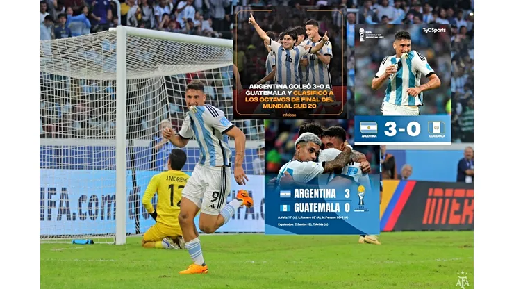 Reacción de la prensa argentina tras golear a Guatemala