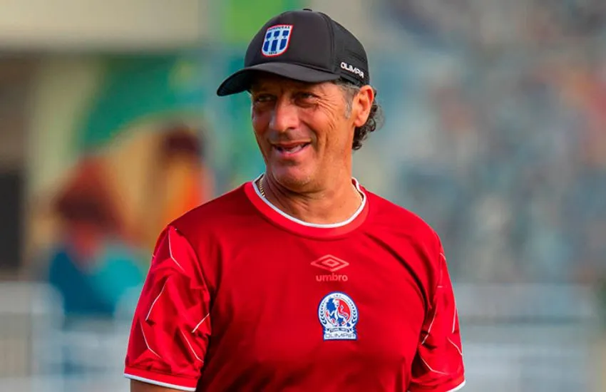 Pedro Troglio con Olimpia de Honduras