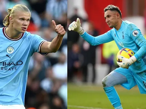 Erling Haaland le da importante ayuda a Keylor Navas
