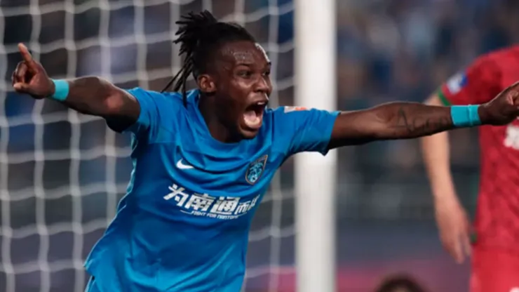 Rubilio Castillo hace su tercer gol en China (VIDEO)
