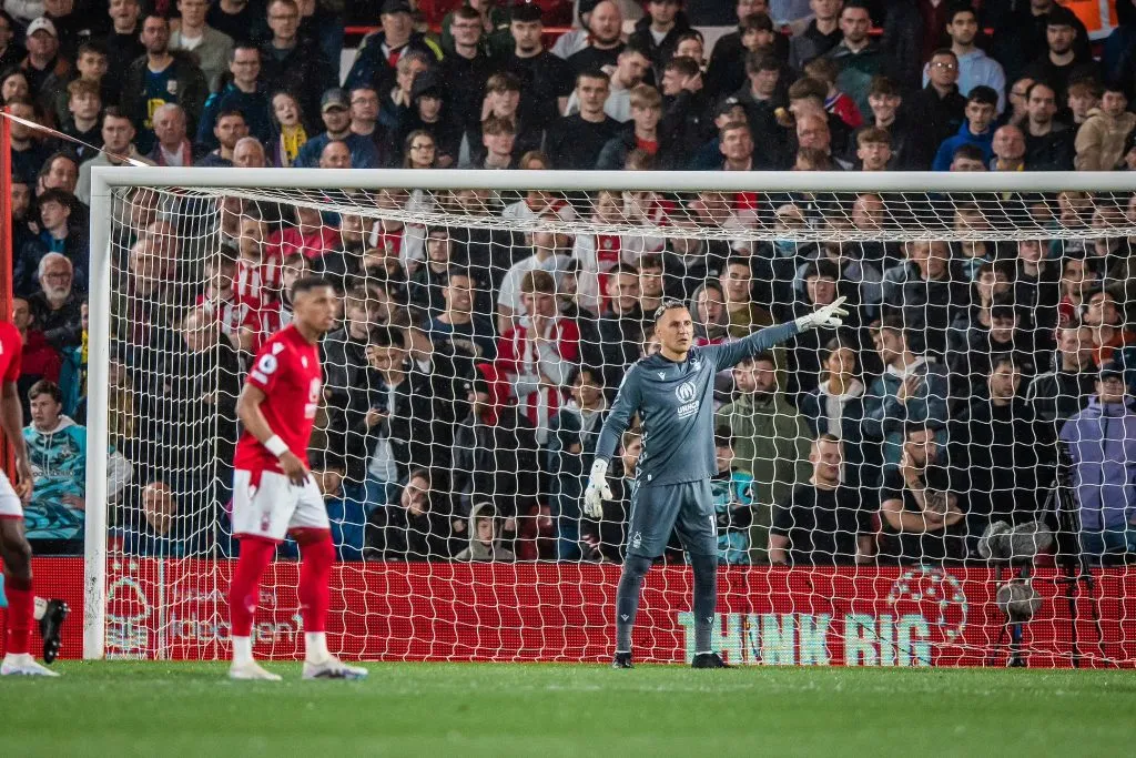 Keylor Navas con el Nottingham Forest
