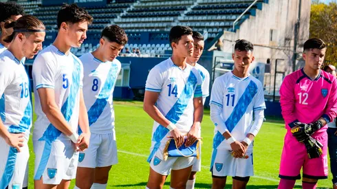Las mejores imágenes del empate de Guatemala Sub-20 contra Gimnasia y Esgrima La Plata [FOTOS]