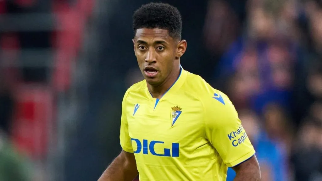 Anthony Lozano ‘Choco’ of Cadiz CF in action during the LaLiga Santander match between Athletic Club./Getty Images