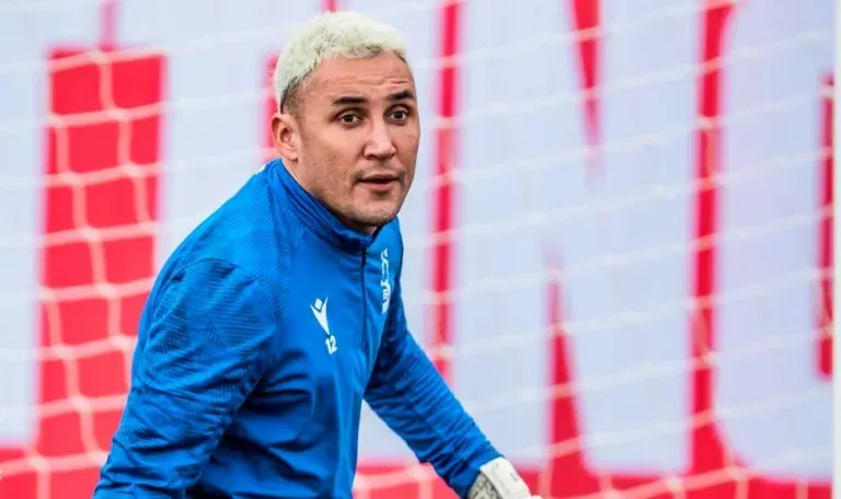 Keylor Navas con el Nottingham Forest