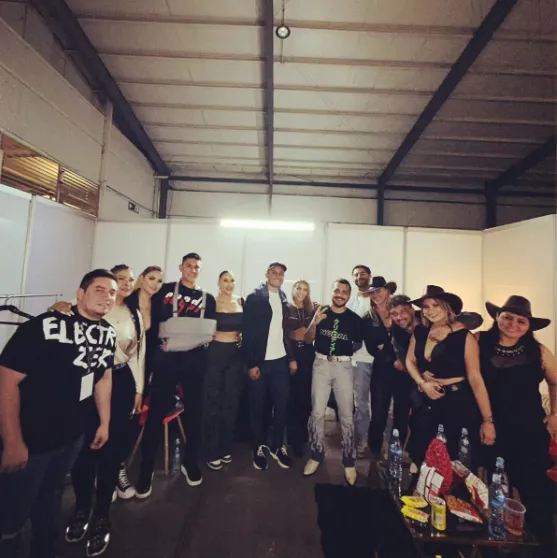 Keylor Navas compartió con Christian Nodal