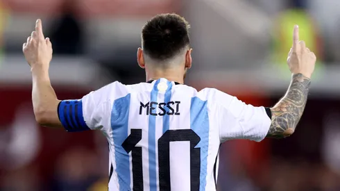 Lionel Messi con la Selección de Argentina