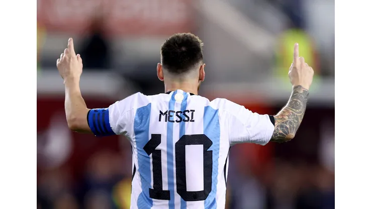 Lionel Messi con la Selección de Argentina