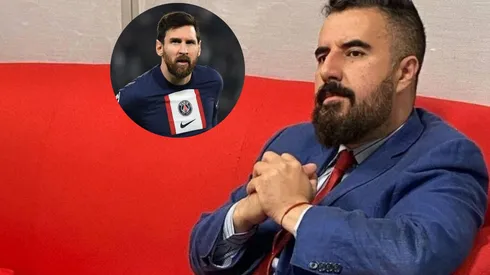 Álvaro Morales cruzó a Lionel Messi