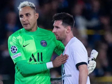Así despidió Keylor Navas a Lionel Messi del PSG