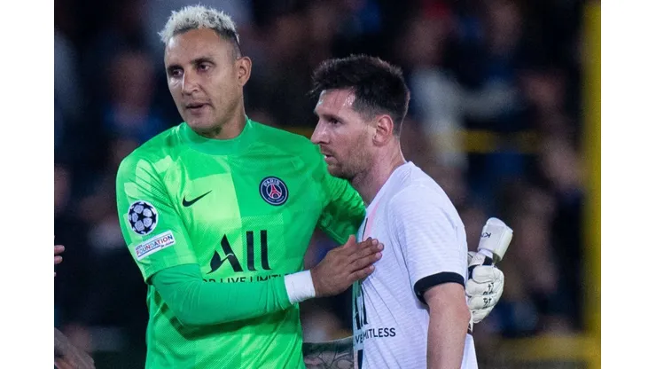 Keylor Navas despidió a Lionel Messi del PSG
