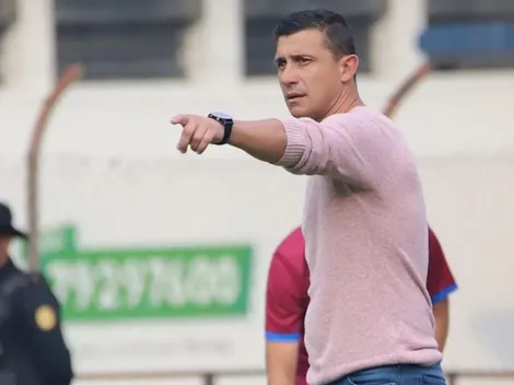 Sebastián Bini le habló a los aficionados de Municipal