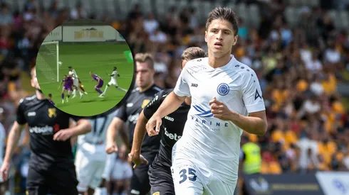 Anthony Contreras marcó en su debut en la Conference League.