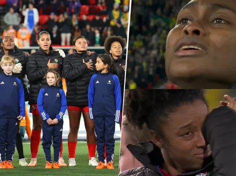 La emotiva reacción de las panameñas al momento del himno nacional