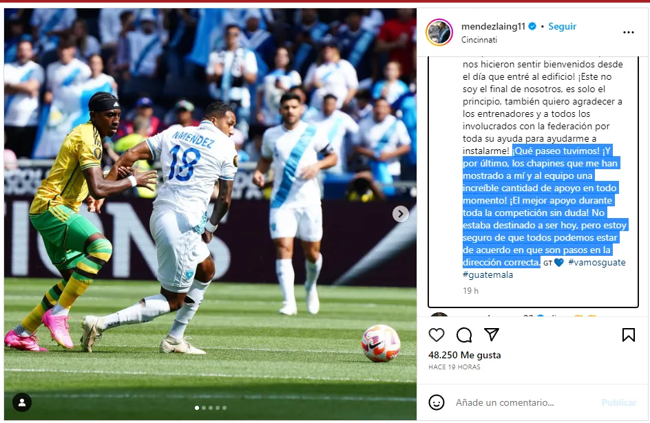 La publicación de Nathaniel Mendez-Laing.