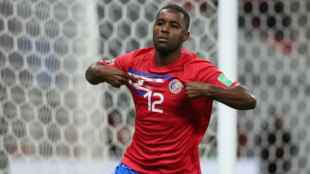 Joel Campbell con la Selección de Costa Rica