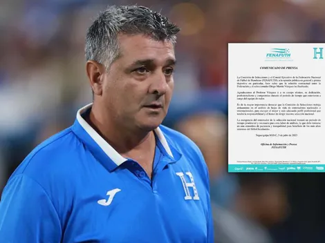 OFICIAL: Honduras despidió a Diego Vázquez y dio indicios sobre el nuevo DT