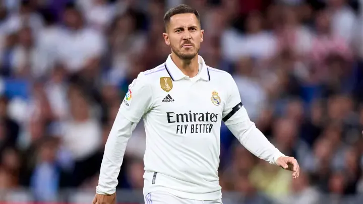 Eden Hazard con el Real Madrid