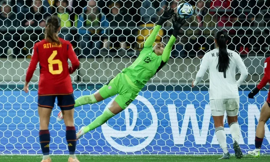 Daniela Solera, arquera de la Selección de Costa Rica