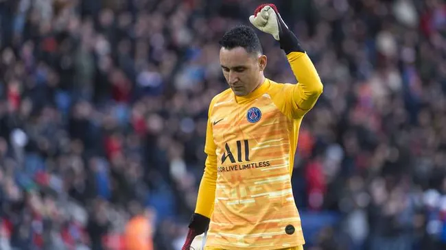 Keylor Navas con el PSG